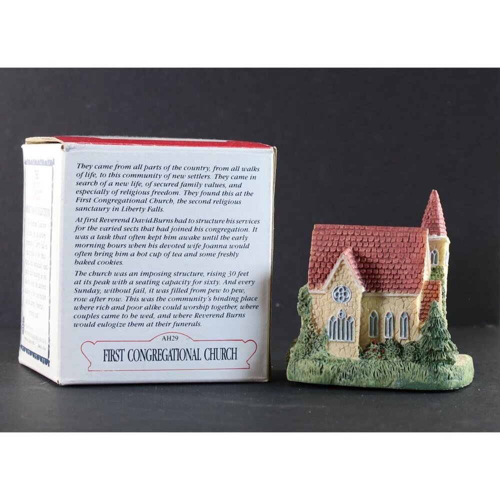 Vintage Liberty Falls First Congregational Church AH29 The Americana Collection